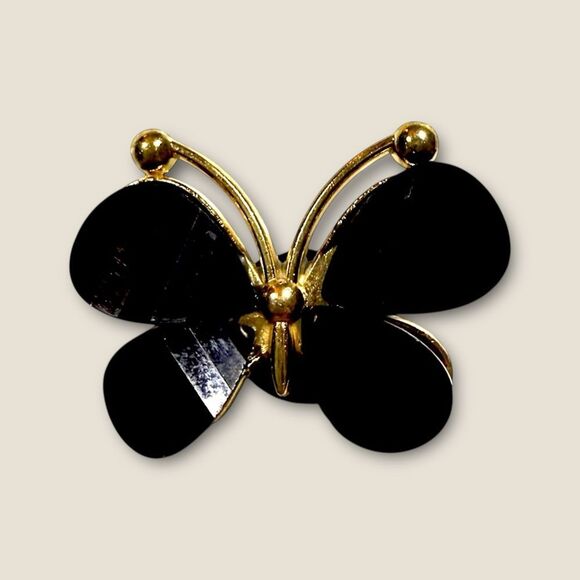 Socks, Crocs & Other Shoe Charms Set of 9 ~ Bling Rhinestones Black & Gold - Picture 2 of 10